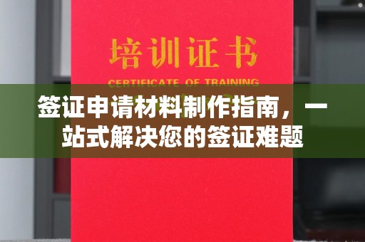 大园签证申请材料制作指南，一站式解决您的签证难题